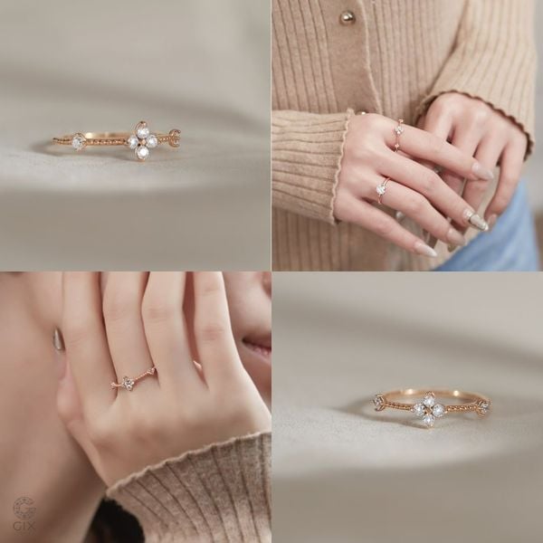 nhẫn nữ đơn giản đẹp