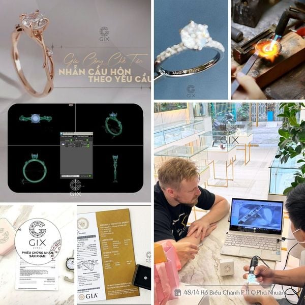 Thiết Kế Nhẫn Cầu Hôn Theo Yêu Cầu