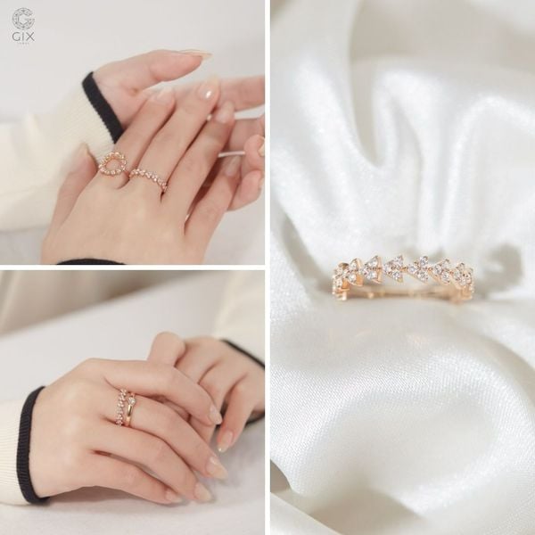 Nhẫn Vàng Hồng Nữ Đẹp Nhất 2026