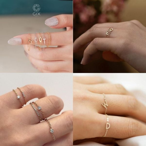 nhẫn nữ đơn giản đẹp