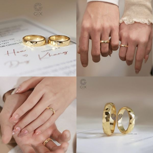 Nhẫn Cưới Khắc Tên Theo Yêu Cầu