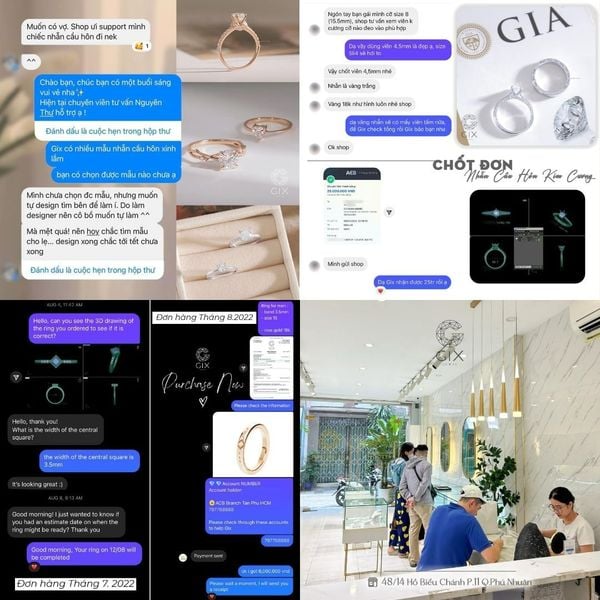 Thiết Kế Nhẫn Cầu Hôn Theo Yêu Cầu