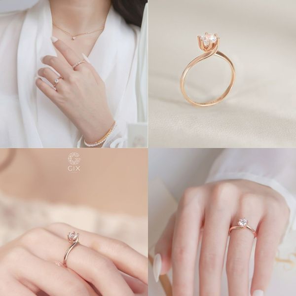 nhẫn nữ đơn giản đẹp