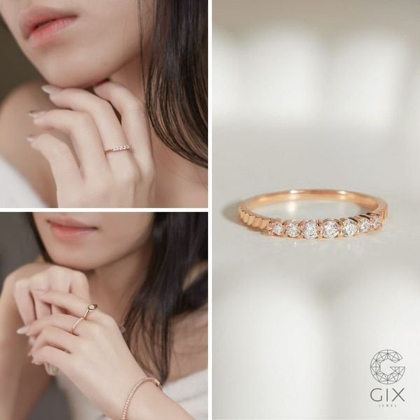 nhẫn nữ đơn giản đẹp
