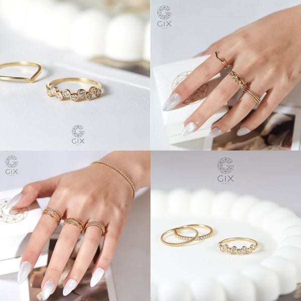 nhẫn nữ đơn giản đẹp