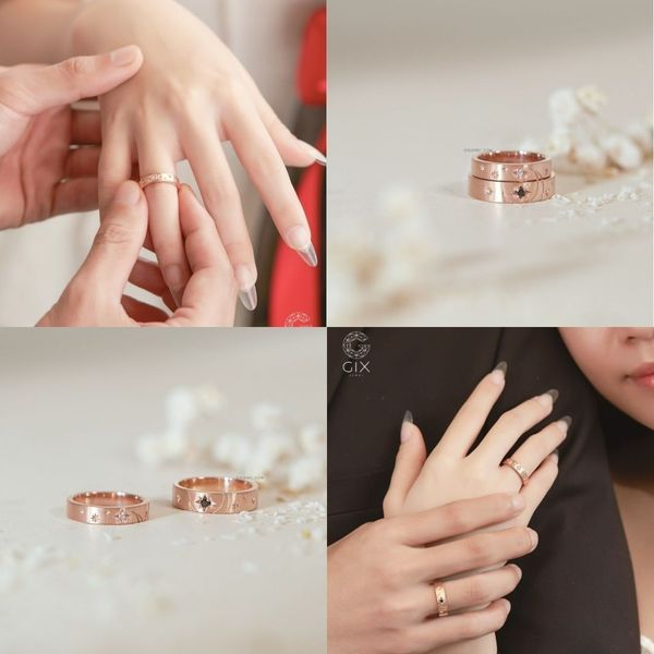 Nhẫn Cưới Khắc Tên Theo Yêu Cầu
