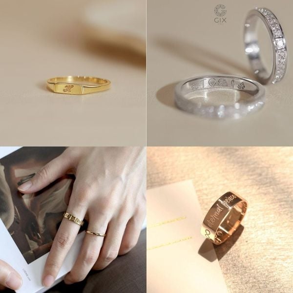 nhẫn khắc chữ là gì