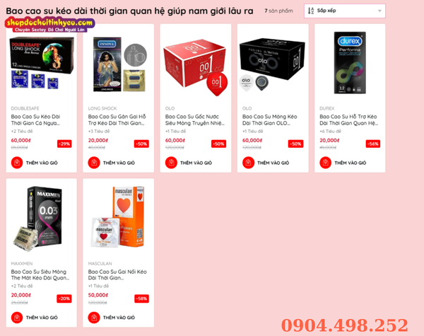 Bao cao su giảm nhạy cảm giúp kéo dài thời gian quan hệ