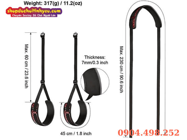 Dây Trói Đùi Và Tay Đeo Cổ