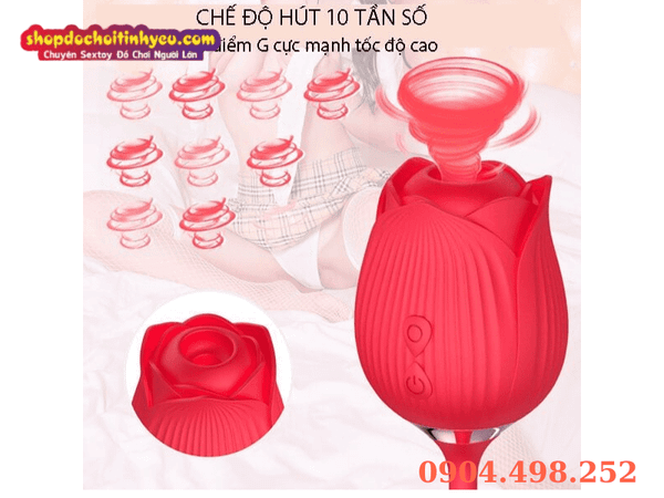 Máy mút âm vật Rose
