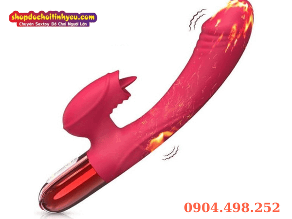 Dương vật rung thụt bú liếm