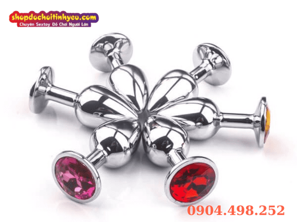 Butt plug đính đá