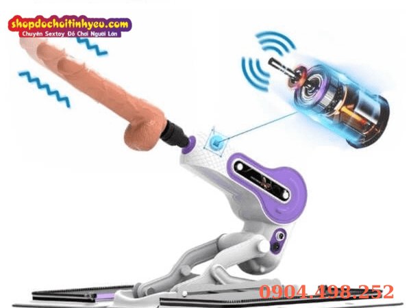 Tư thế ngồi quyền lực kích thích điểm G máy súng