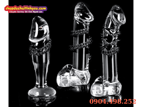 Dương vật giả thủy tinh