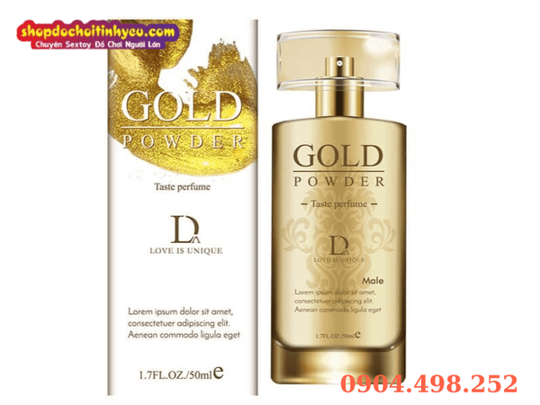 Nước Hoa Nhũ Kim Tuyến Duai Gold Powder chai 50ml