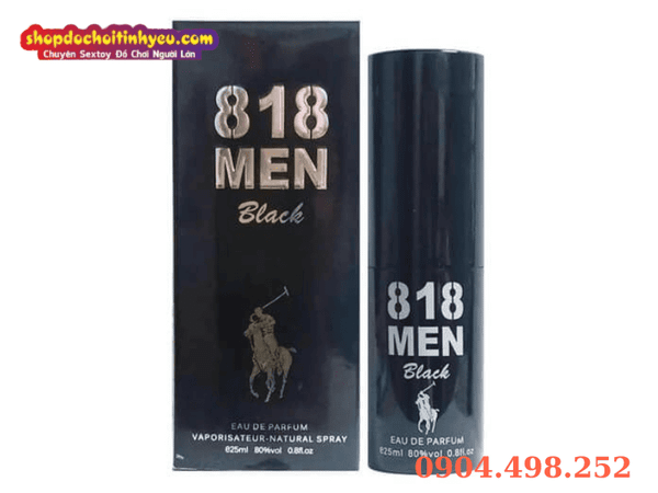 Nước Hoa Nam Tính Thu Hút Phái Đẹp 818 Men Black