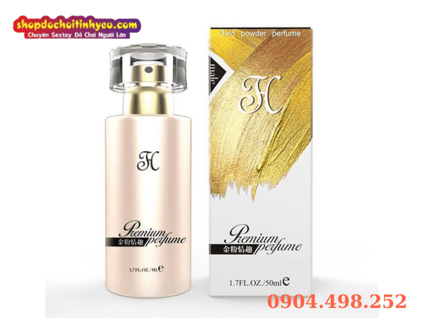 Nước Hoa Bột Kim Tuyến Vàng Đỏ Đổi Màu