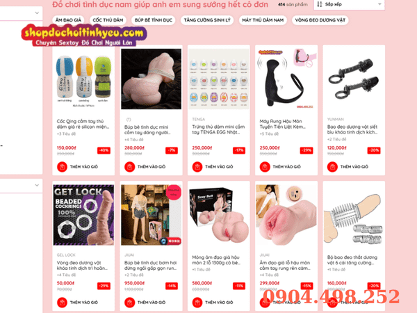 Đồ chơi tình dục cho nam