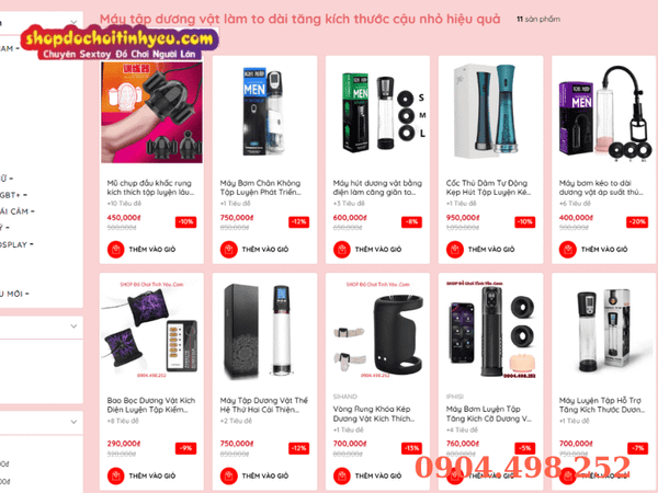 Nhóm sản phẩm cho phái mạnh
