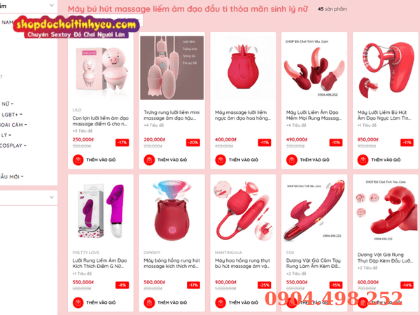 Nhóm sản phẩm cho phái đẹp