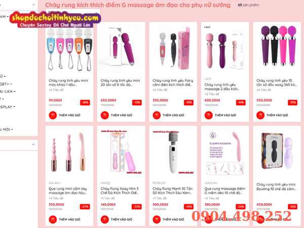 Dòng sản phẩm cho phái nữ