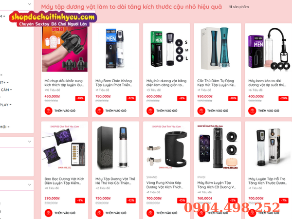 Máy tập dương vật