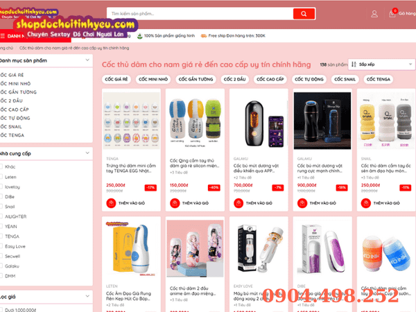 Dụng cụ hỗ trợ cho Nam giới