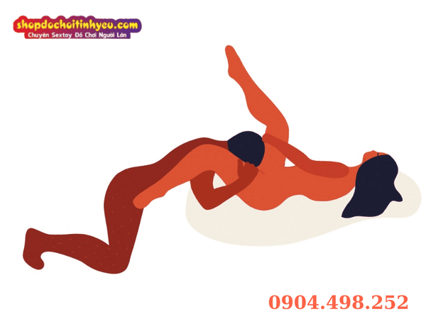 Tư thế Gác Chân Lên Vai