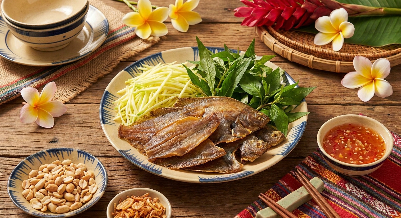 Bí quyết làm Gỏi Cá Lưỡi Trâu 1 Nắng xoài xanh chua ngọt, giòn sần sật