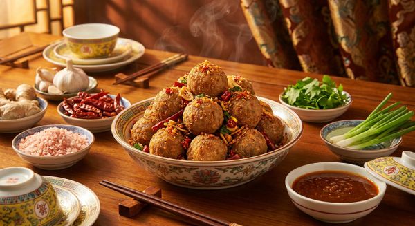 Bò Viên Gân Rang Muối Hồng Kông: Giòn dai, thơm lừng đánh thức mọi giác quan