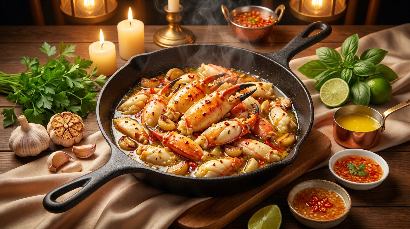 Bí quyết làm thịt càng ghẹ xô xào bơ tỏi thơm lừng ai cũng mê