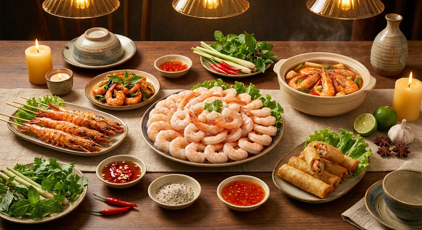 Tổng hợp 15+ Công thức món ngon từ Nõn Tôm Giòn Xuất Khẩu chuẩn vị nhà hàng