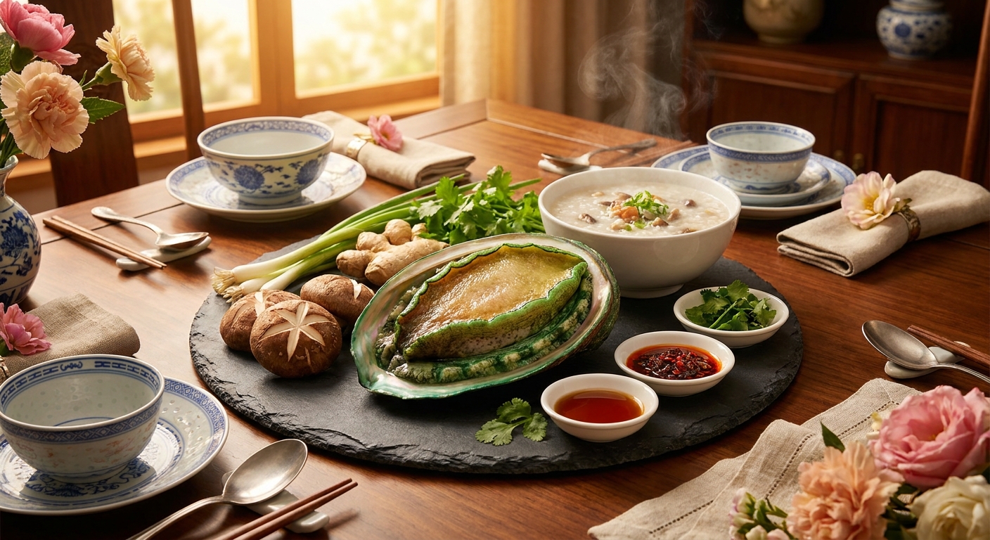 Cách nấu Cháo bào ngư Úc Viền Xanh NISSI nấm hương bổ dưỡng, thanh mát tại nhà