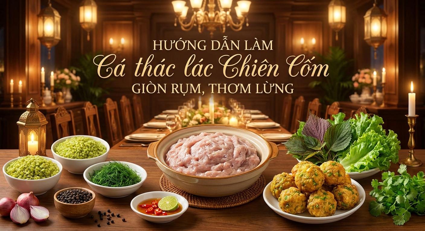 Hướng dẫn làm cá thác lác chiên cốm giòn rụm, thơm lừng, vàng đẹp mắt
