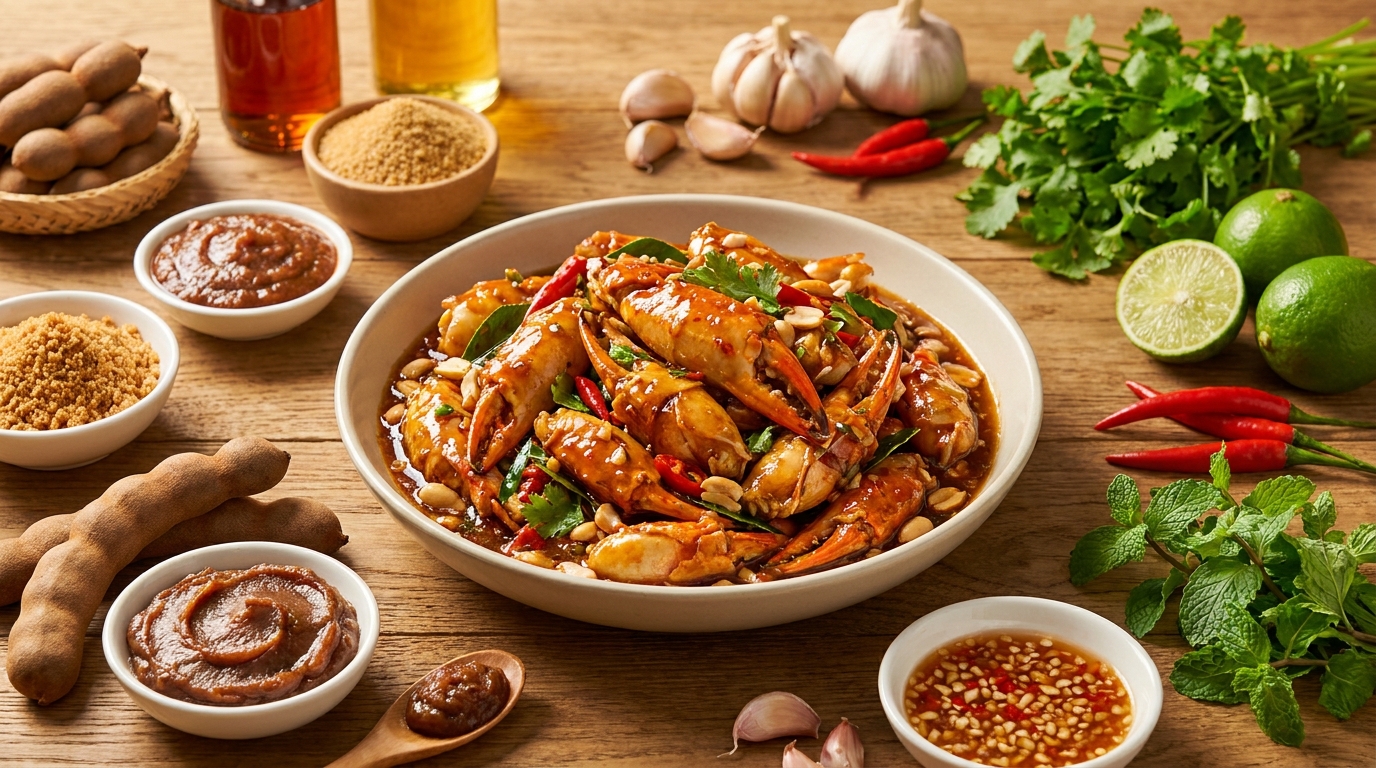 Cách làm thịt càng ghẹ xô sốt me chua ngọt khó cưỡng