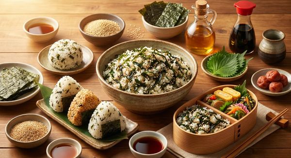 Bí quyết làm Cơm Nắm Rong Biển trộn mè chuẩn vị Bento truyền thống