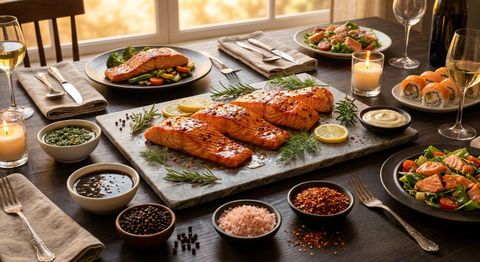 Tổng hợp các món ngon tuyệt đỉnh được chế biến từ Cá Hồi Chile Fillet Cắt Khúc