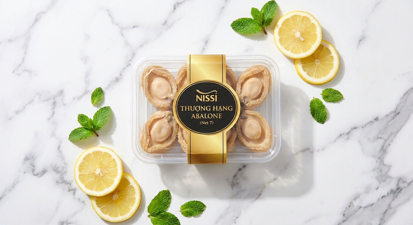 Giá sỉ bào ngư Nissi thượng hạng Net 7