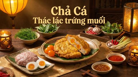 Bí quyết làm Chả Cá Thác lác trứng muối dai giòn sần sật chuẩn vị nhà hàng