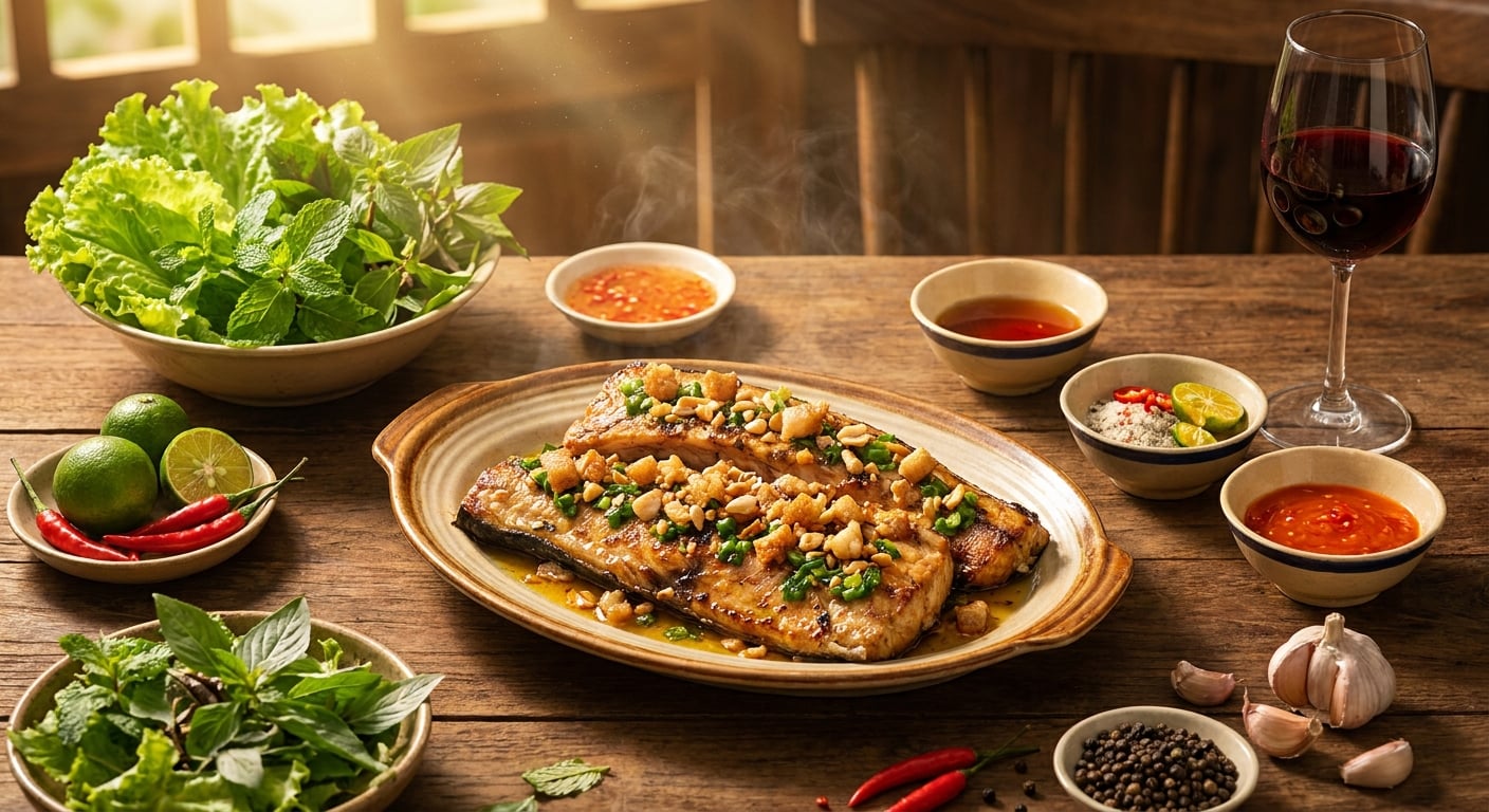 Bí quyết làm Lườn cá thu nướng mỡ hành thơm lừng, béo ngậy chuẩn vị nhà hàng