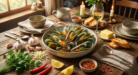 Công thức Vẹm xanh Newzealand xào bơ tỏi: Đậm đà, chuẩn vị chỉ với 15 phút