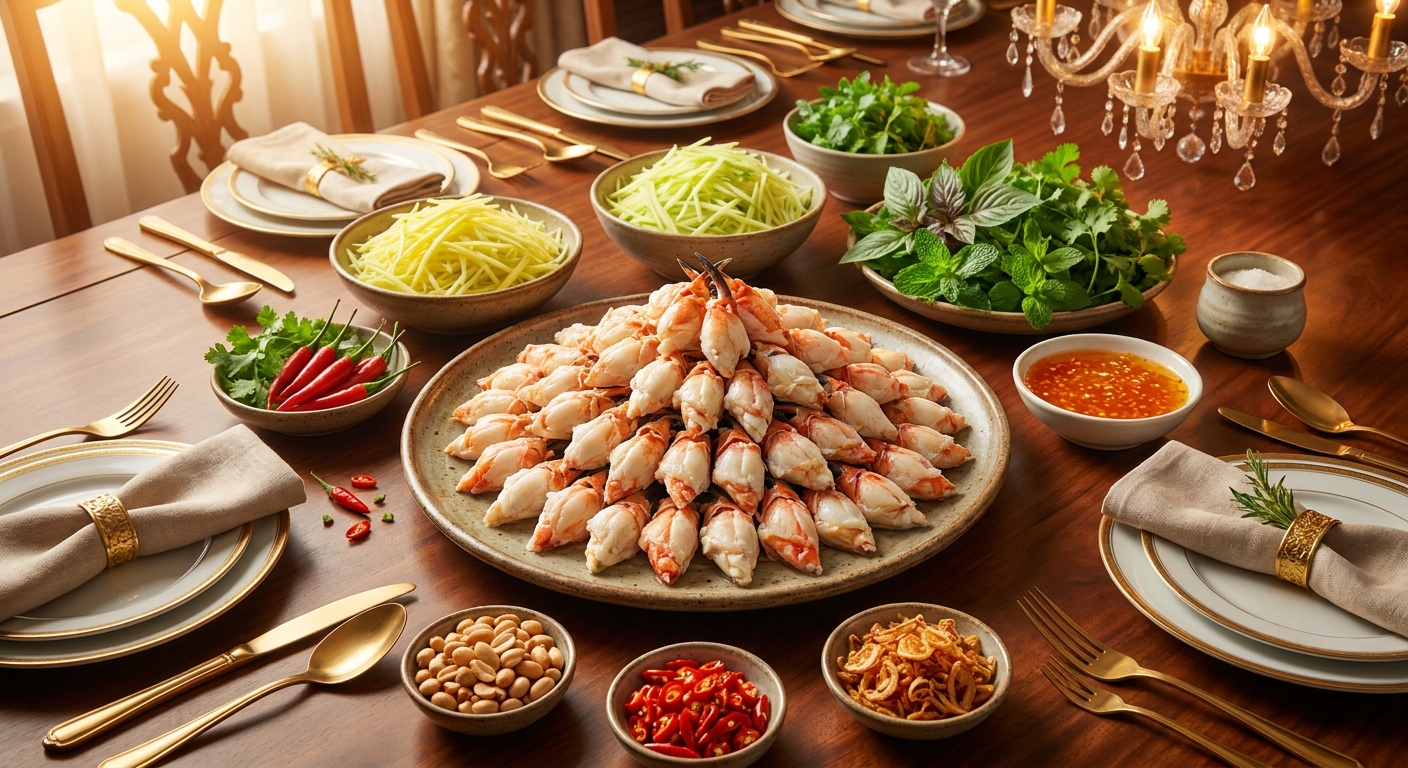 Cách làm Gỏi Càng Cua Bóc Sẵn Xoài Xanh: Thanh mát, kích thích vị giác