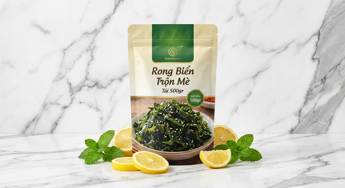 nơi bán rong biển trộn mè 500gr giá rẻ