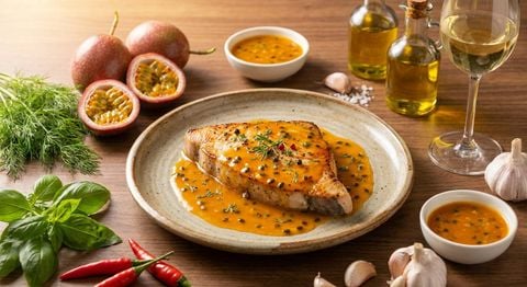 Hướng dẫn làm Cá Cờ Kiếm Phi-lê áp chảo sốt chanh dây chuẩn vị nhà hàng