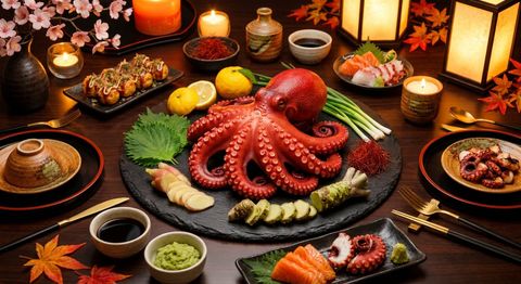 Tổng hợp các món ngon tuyệt đỉnh từ Bạch Tuộc Đỏ Nhật Nissi