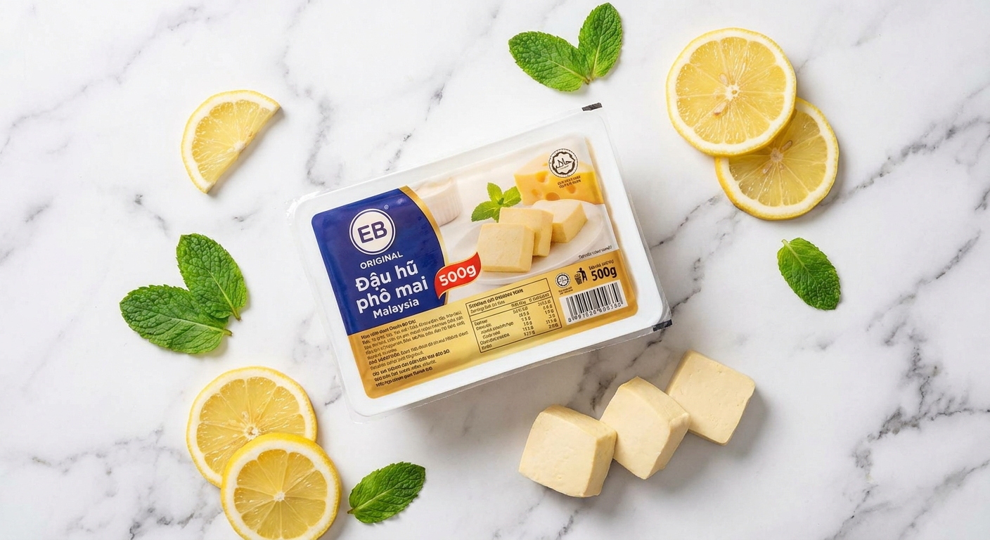 Đậu hũ phô mai Malaysia eb 500g mua online giao hàng nhanh
