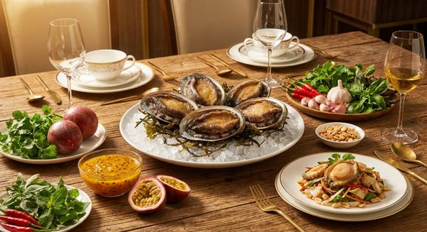 Cách làm gỏi Bào ngư Thùng Đen tươi sống sốt chanh dây chua ngọt hấp dẫn