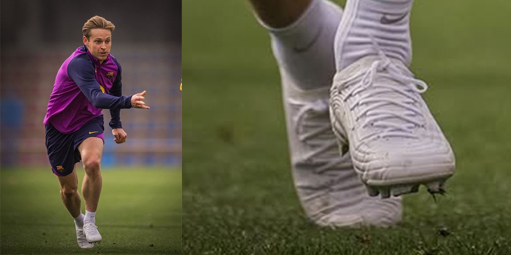 Next-Gen Nike Tiempo prototype trắng: đôi giày đang “phủ kín” sân cỏ