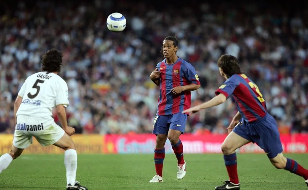 Lionel Messi đã ghi bàn thắng đầu tiên với một đôi Nike Tiempo?