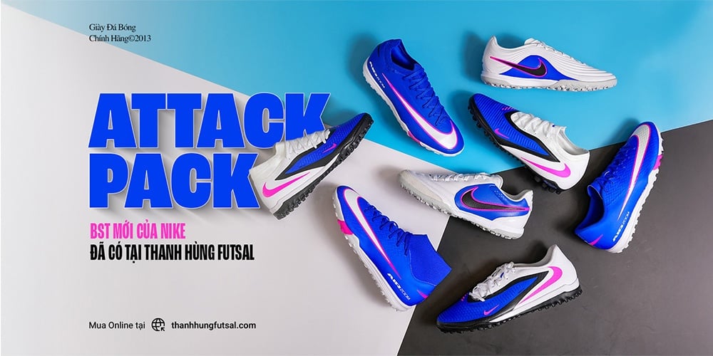Nike Attack Pack 2026 - Phối màu mở màn Xuân Hè cho Mercurial, Phantom & Tiempo